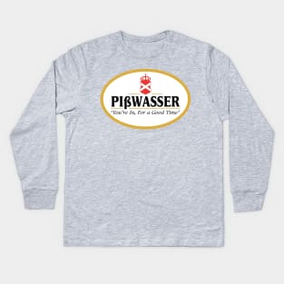 Pisswasser Beer Kids Long Sleeve T-Shirt